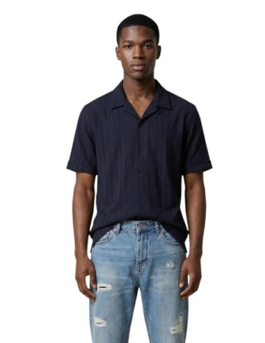 Antony Morato Chemise homme bleue manches courtes