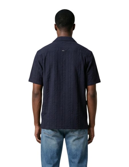 Antony Morato Chemise homme bleue manches courtes