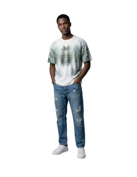 Antony Morato T-shirt homme blanc imprimé