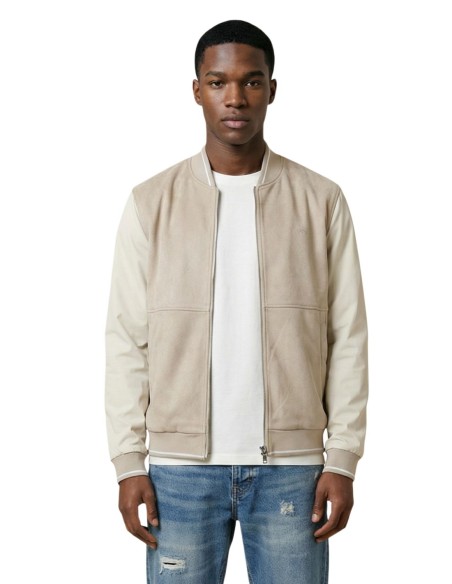 Antony Morato Veste homme beige zippée