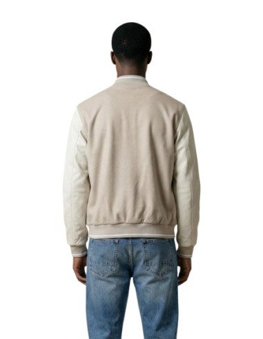 Antony Morato Veste homme beige zippée