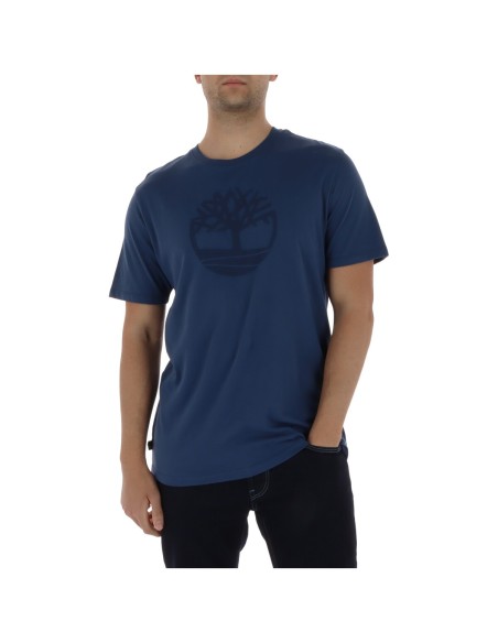 Timberland T-shirt homme bleu imprimé
