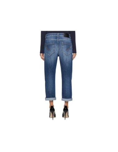 Dondup Jean femme bleu effet usé