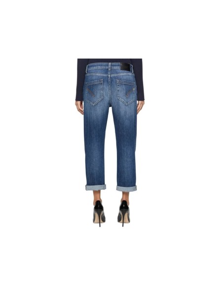 Dondup Jean femme bleu effet usé