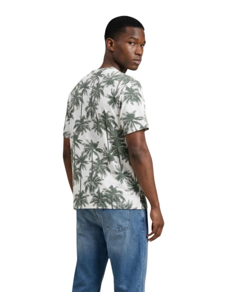 Antony Morato T-shirt homme vert imprimé