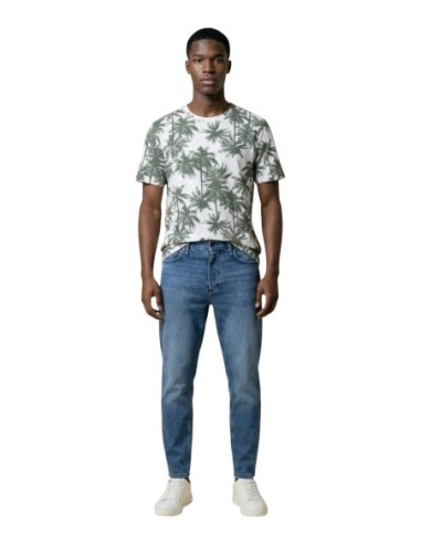 Antony Morato T-shirt homme vert imprimé