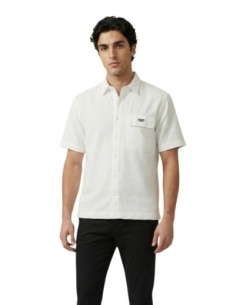 Antony Morato Chemise homme blanche manches courtes coton