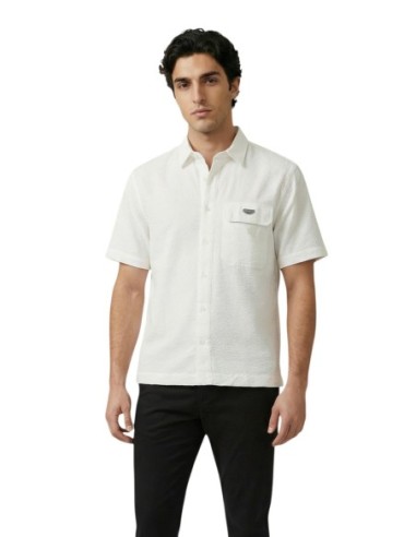 Antony Morato Chemise homme blanche manches courtes coton