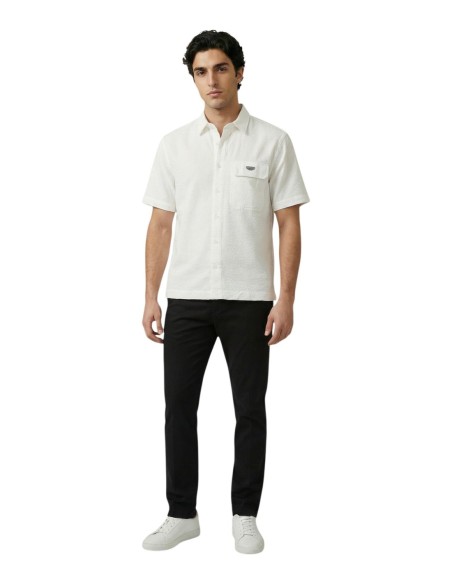 Antony Morato Chemise homme blanche manches courtes coton