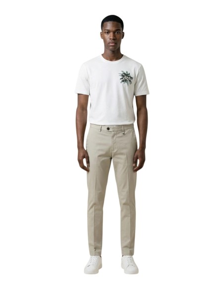Antony Morato T-shirt homme blanc imprimé coton