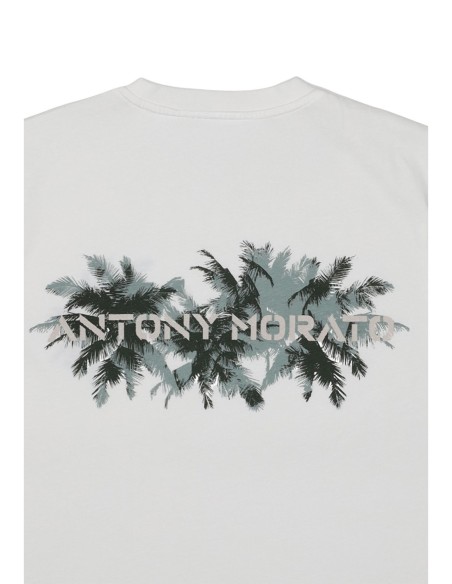 Antony Morato T-shirt homme blanc imprimé coton