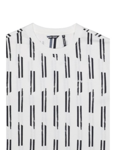 Antony Morato T-shirt homme bleu imprimé coton