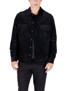 Antony Morato Veste homme noire boutons-pression