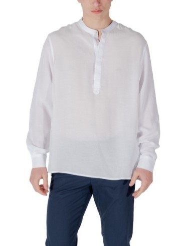 Antony Morato Chemise homme blanche col Mao
