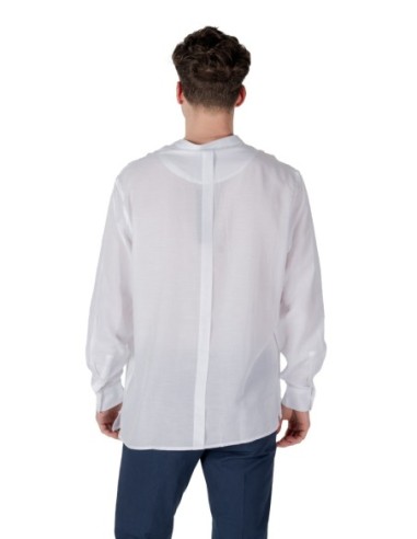 Antony Morato Chemise homme blanche col Mao