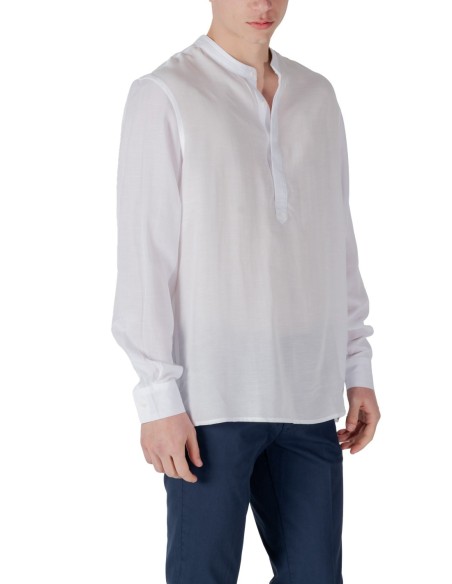 Antony Morato Chemise homme blanche col Mao