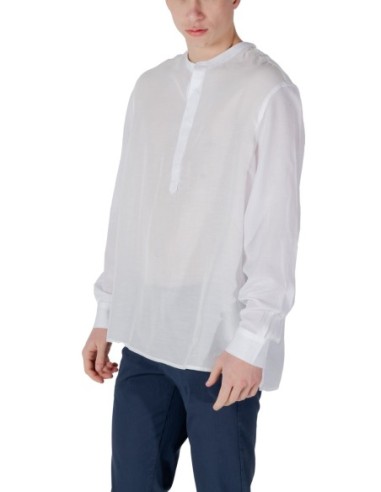Antony Morato Chemise homme blanche col Mao