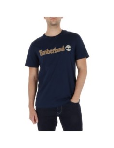 Timberland T-shirt homme bleu imprimé