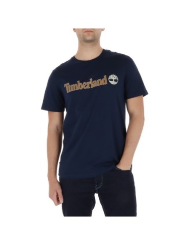 Timberland T-shirt homme bleu imprimé