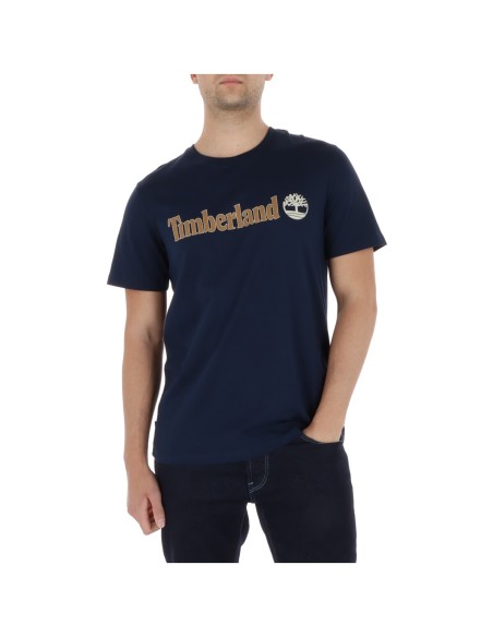 Timberland T-shirt homme bleu imprimé