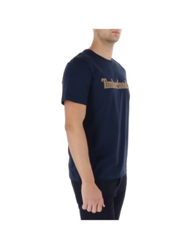 Timberland T-shirt homme bleu imprimé