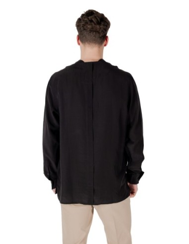 Antony Morato Chemise homme noire col Mao