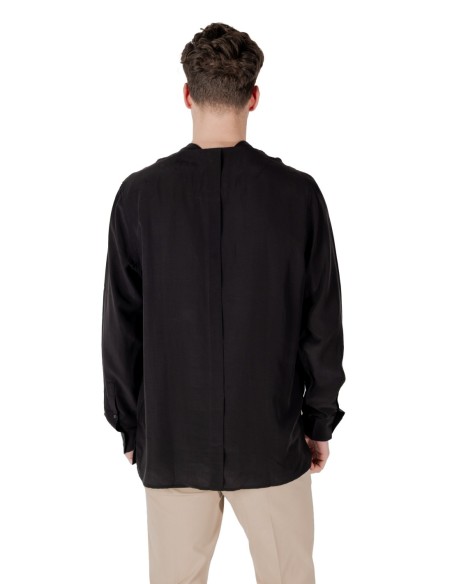 Antony Morato Chemise homme noire col Mao