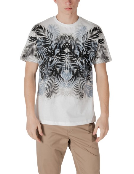 Antony Morato T-shirt homme blanc floral