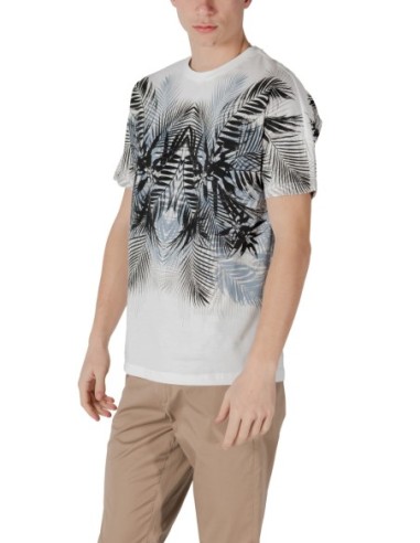 Antony Morato T-shirt homme blanc floral