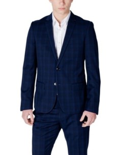 Antony Morato Veste homme bleue à carreaux