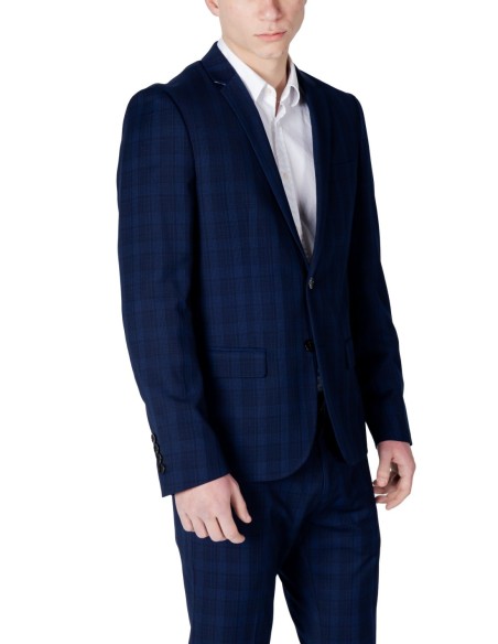 Antony Morato Veste homme bleue à carreaux