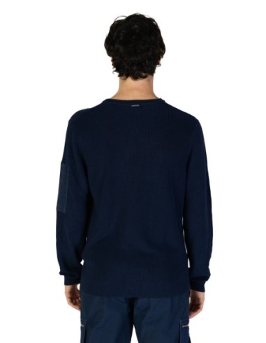 Antony Morato Pull homme bleu coton viscose