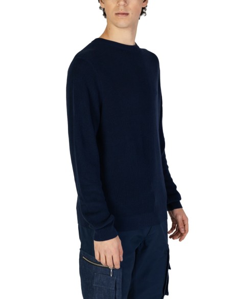 Antony Morato Pull homme bleu coton viscose
