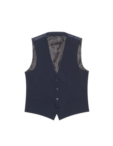 Antony Morato Gilet homme bleu boutonné