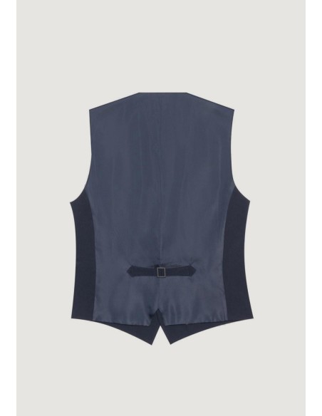 Antony Morato Gilet homme bleu boutonné