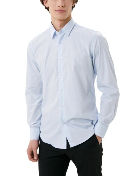 Antony Morato Chemise homme bleu azur coton