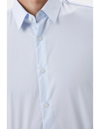 Antony Morato Chemise homme bleu azur coton