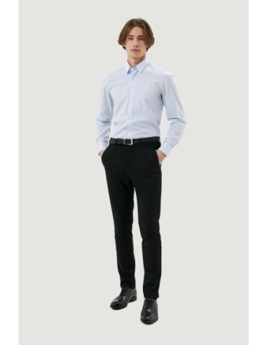 Antony Morato Chemise homme bleu azur coton
