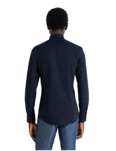 Antony Morato Chemise homme bleue coton