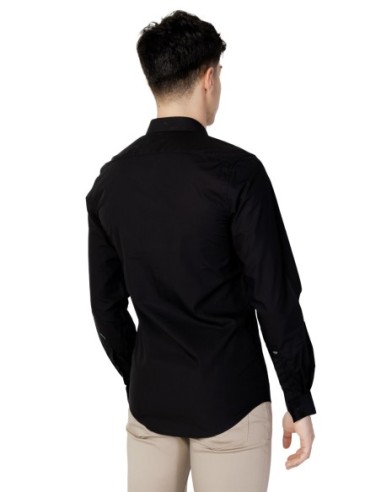 Antony Morato Chemise homme noire monochrome