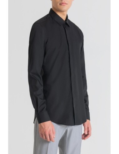 Antony Morato Chemise homme noire monochrome