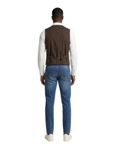 Gianni Lupo Gilet homme marron