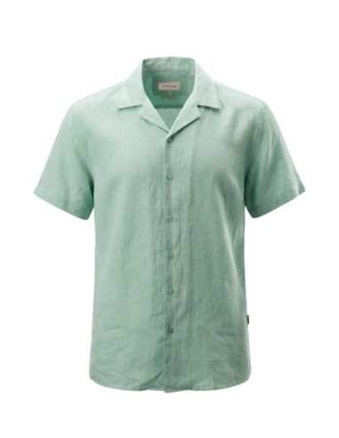 Gianni Lupo Chemise homme verte lin