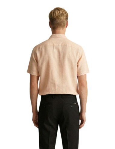 Gianni Lupo Chemise homme rose lin