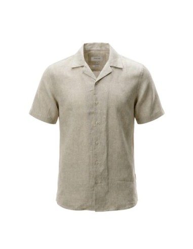 Gianni Lupo Chemise homme beige lin