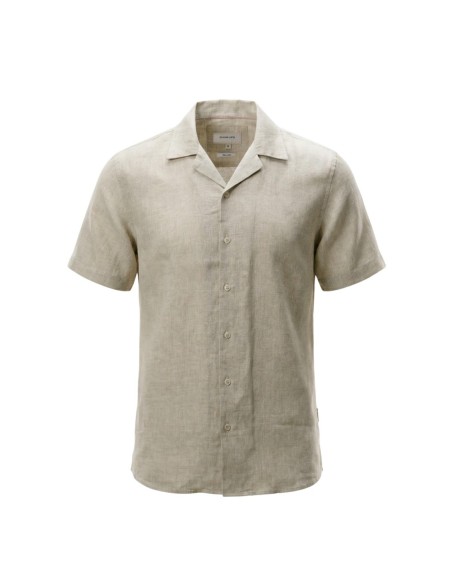 Gianni Lupo Chemise homme beige lin