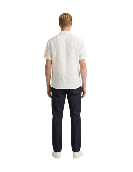 Gianni Lupo Chemise homme blanche lin