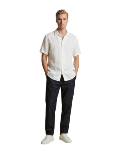 Gianni Lupo Chemise homme blanche lin