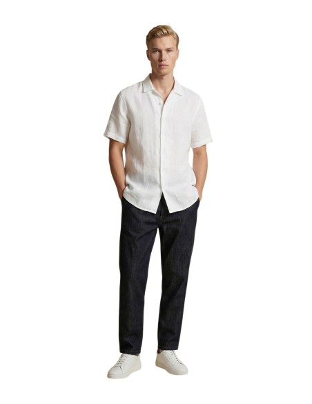 Gianni Lupo Chemise homme blanche lin