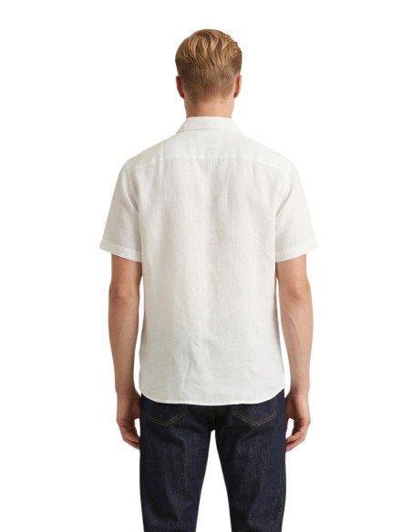 Gianni Lupo Chemise homme blanche lin